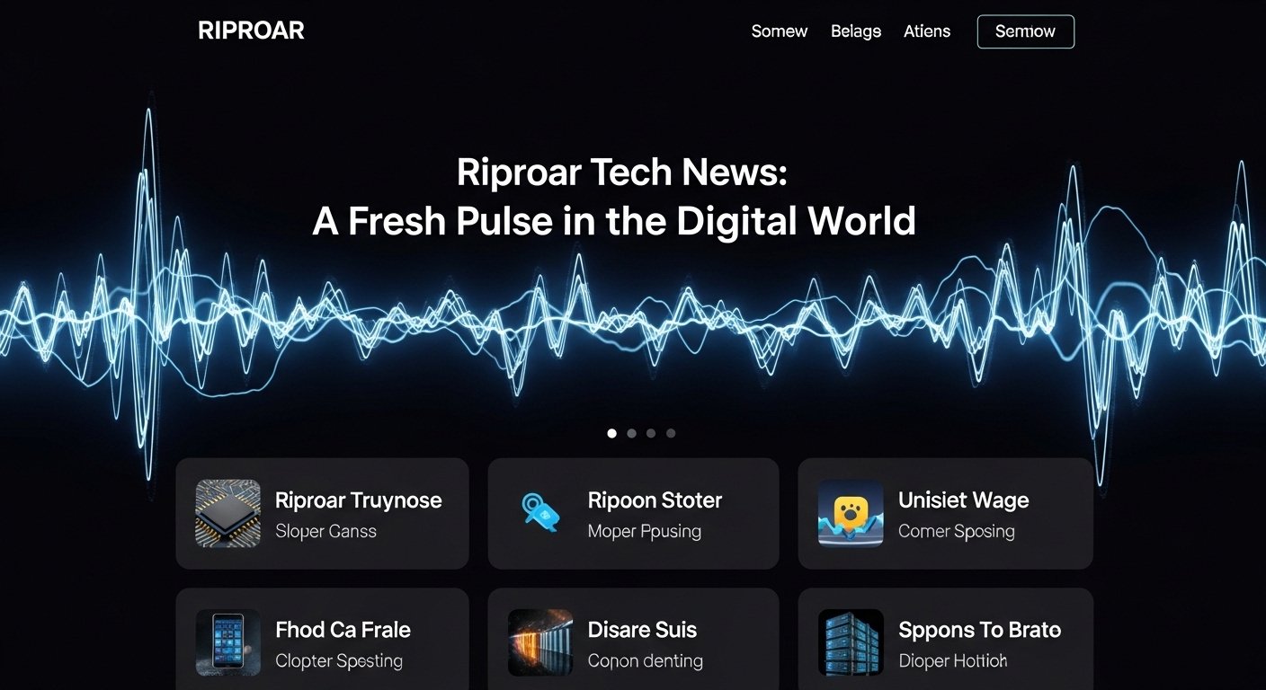 riproar tech news: A Fresh Pulse in the Digital World