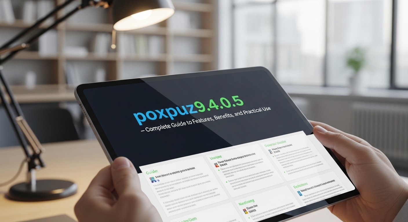 poxpuz9.4.0.5 – Complete Guide to Features, Benefits, and Practical Use